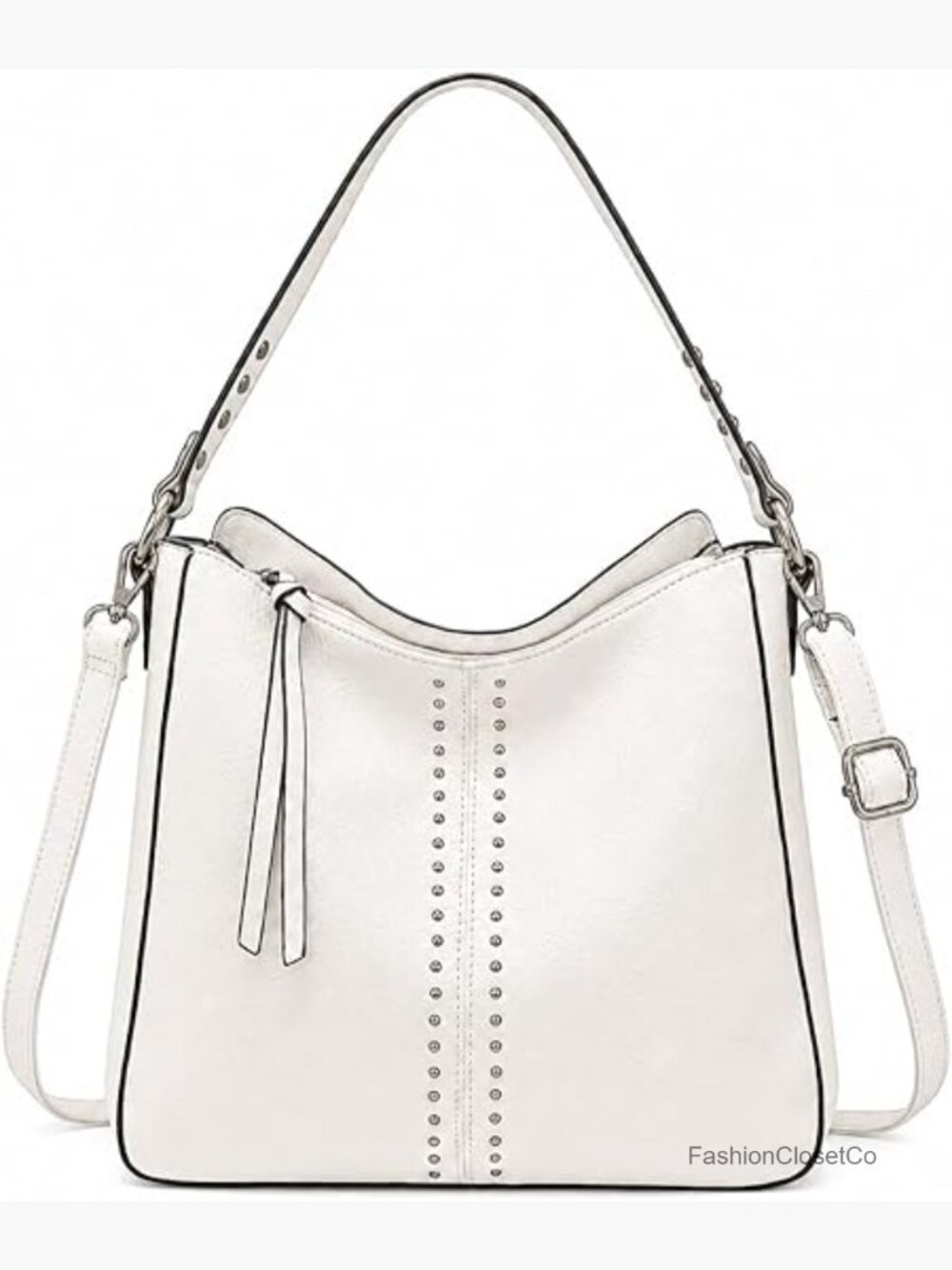 PU Leather Hobo Crossbody Bag Faux Leather Shoulder Purse Large Capacity